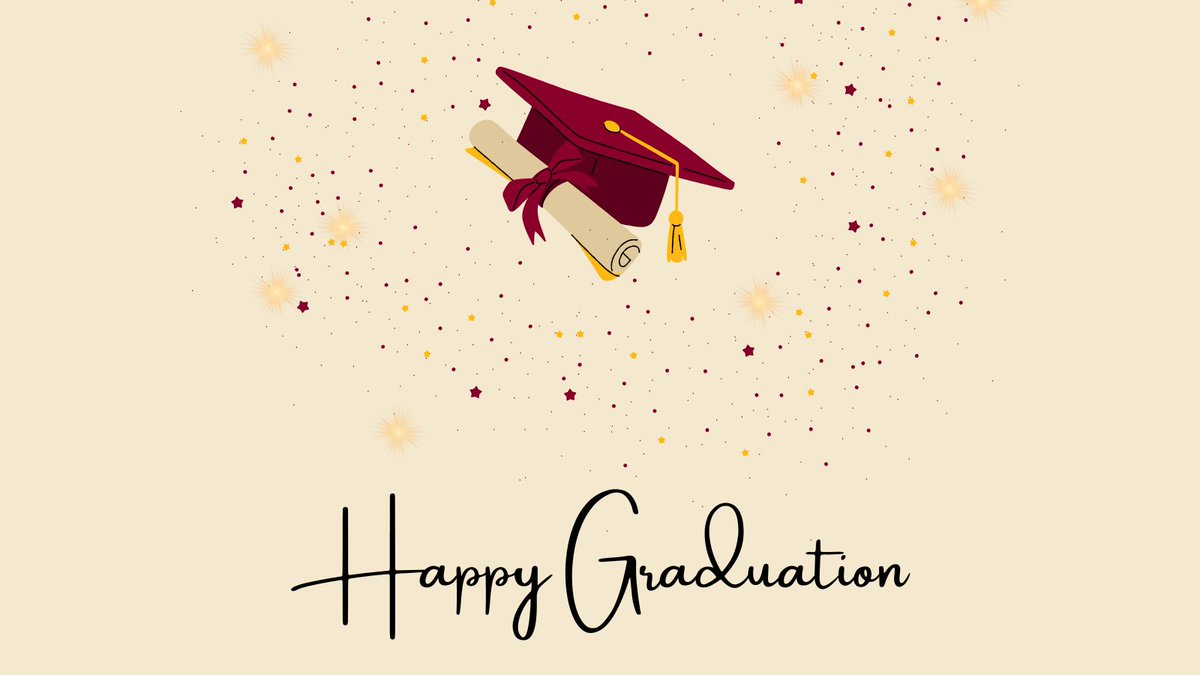 Congratulations to all of the graduates! 🎓