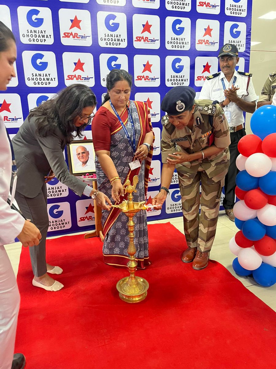 OfficialStarAir's tweet photo. Star Air now connects Goa and Ahmedabad to Diu!
We’re thrilled to welcome Diu to our growing network.
Here’s a glimpse of the vibrant celebrations that marked the launch of this scenic new destination.
#Diu #Goa #Ahmedabad #InauguralEvent #StarAir #Sanjayghodawatgroup https://t.co/tcUPExEFv3