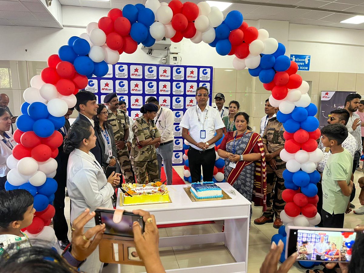 OfficialStarAir's tweet photo. Star Air now connects Goa and Ahmedabad to Diu!
We’re thrilled to welcome Diu to our growing network.
Here’s a glimpse of the vibrant celebrations that marked the launch of this scenic new destination.
#Diu #Goa #Ahmedabad #InauguralEvent #StarAir #Sanjayghodawatgroup https://t.co/tcUPExEFv3