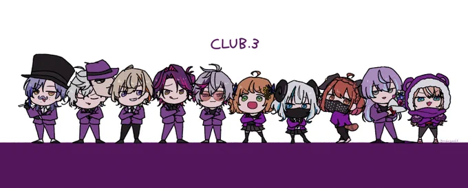 くらぶどっとすりー #にじGTAFA 