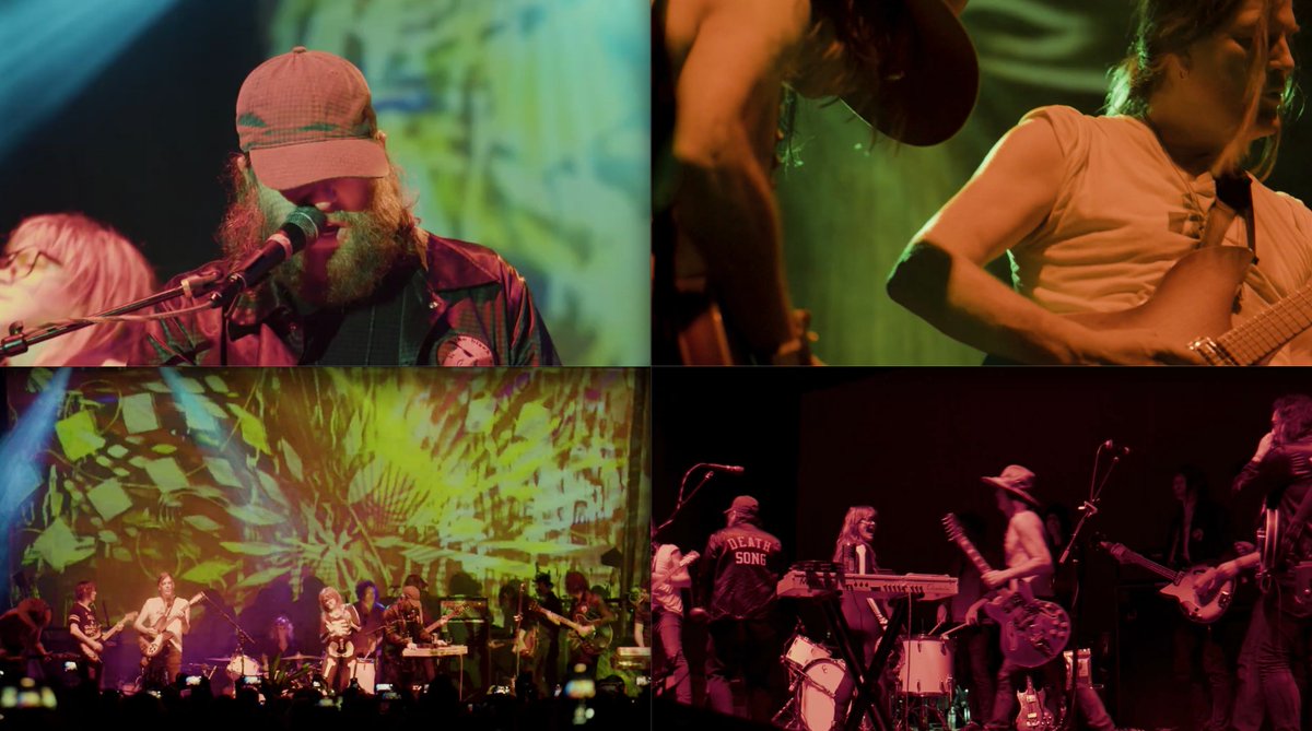 PhilHuwLewis's tweet photo. The Black Angels are joined on stage by The Dandy Warhols and The Brian Jonestown Massacre to perform "Sister Ray" by The Velvet Underground at LEVITATION 2023. Via @YouTube https://t.co/ADmS0jHhdh @NewWaveAndPunk #BlackAngels #DandyWarhols #BrianJonestownMassacre https://t.co/3REeFykbr6