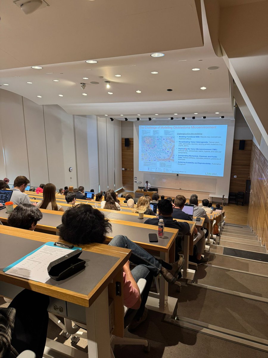 MichaelKolios's tweet image. Organoid development has progressed a lot in sophistication and automation. Excellent presentation by Dr. Mohsen Akbari, and excellent questions from the audience. Looking forward to trianee presentations and poster sessions after.
