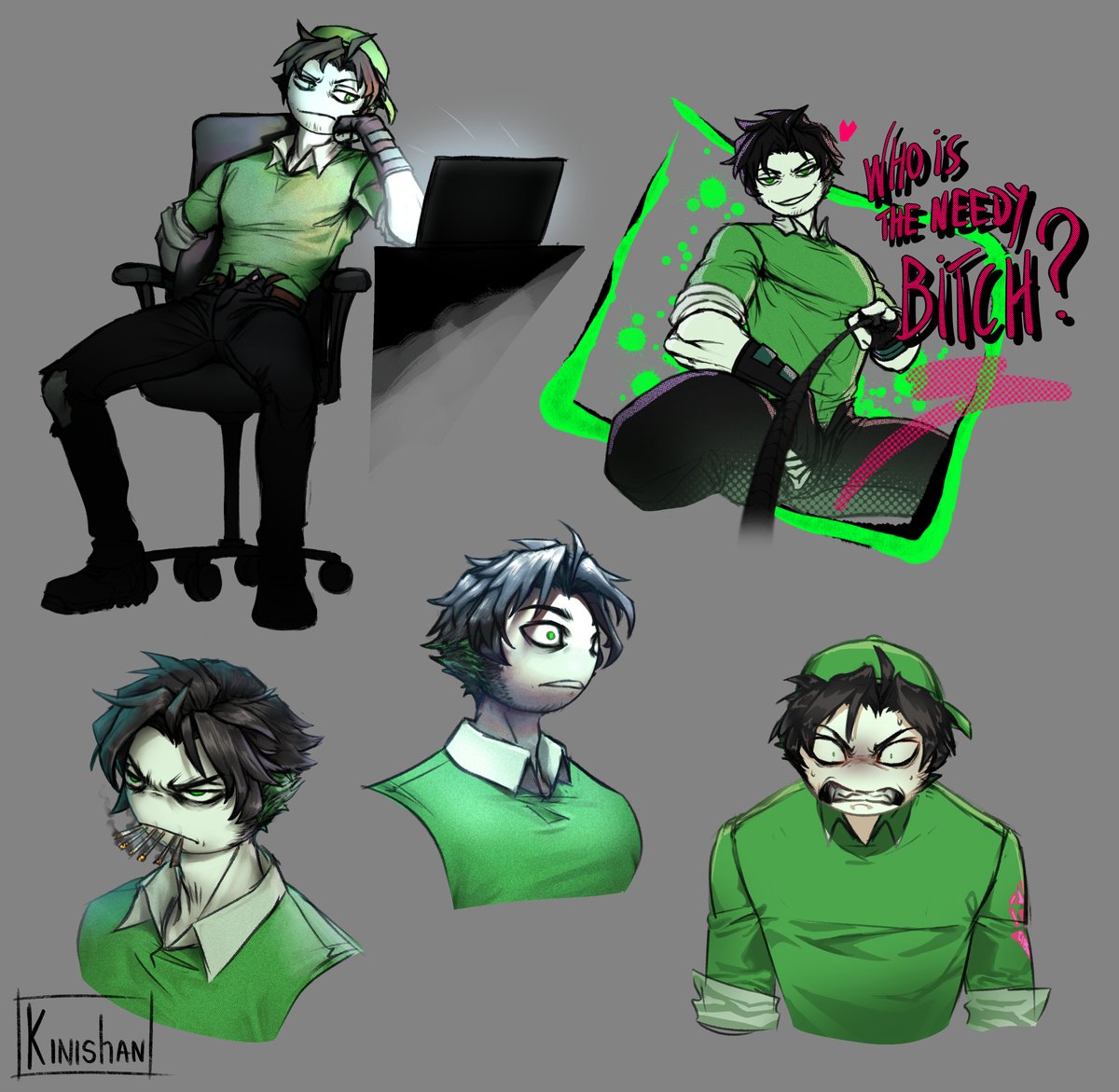 Kinishan_Art's tweet photo. Didn't really understood how his hair works.
#yoursgame #retep #colorfulpeters #colorfulvariants #YourBoyfriendGame https://t.co/si4wQeLcif