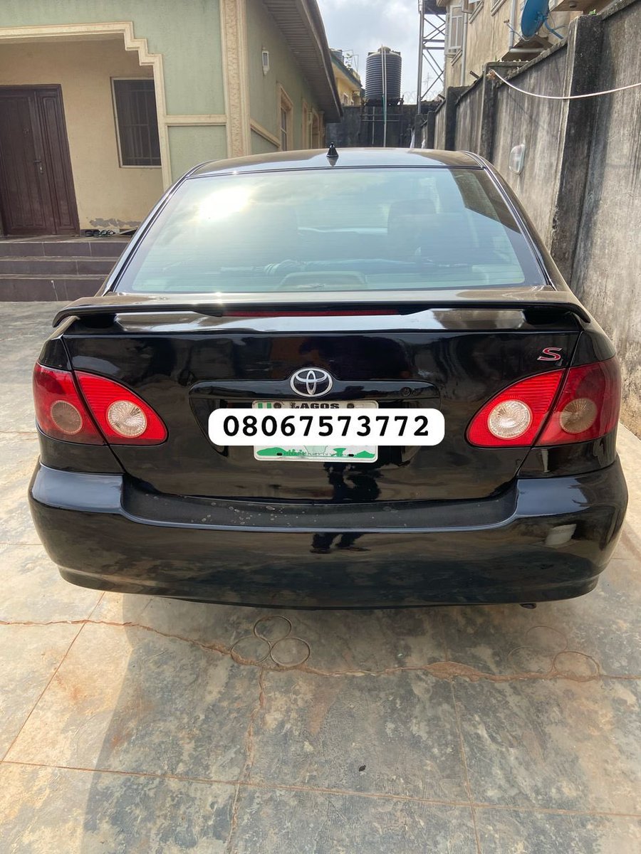 ebelo91's tweet photo. Toyota Corolla 2005
Registered 
Baked on First body pan
Perfect engine
Perfect gear
Chilling Ac 
All document intact
First user
Location: Lagos. https://t.co/kvSPfYbj9U