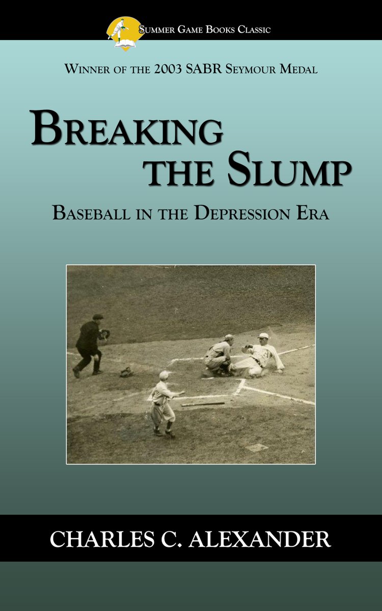 SummerGameBooks's tweet photo. The first comprehensive history of baseball during the Great Depression, by the esteemed Charles Alexander. Read about the players, personalities, and political forces that shaped and guided America's most beloved game https://t.co/1UuGroy7PS