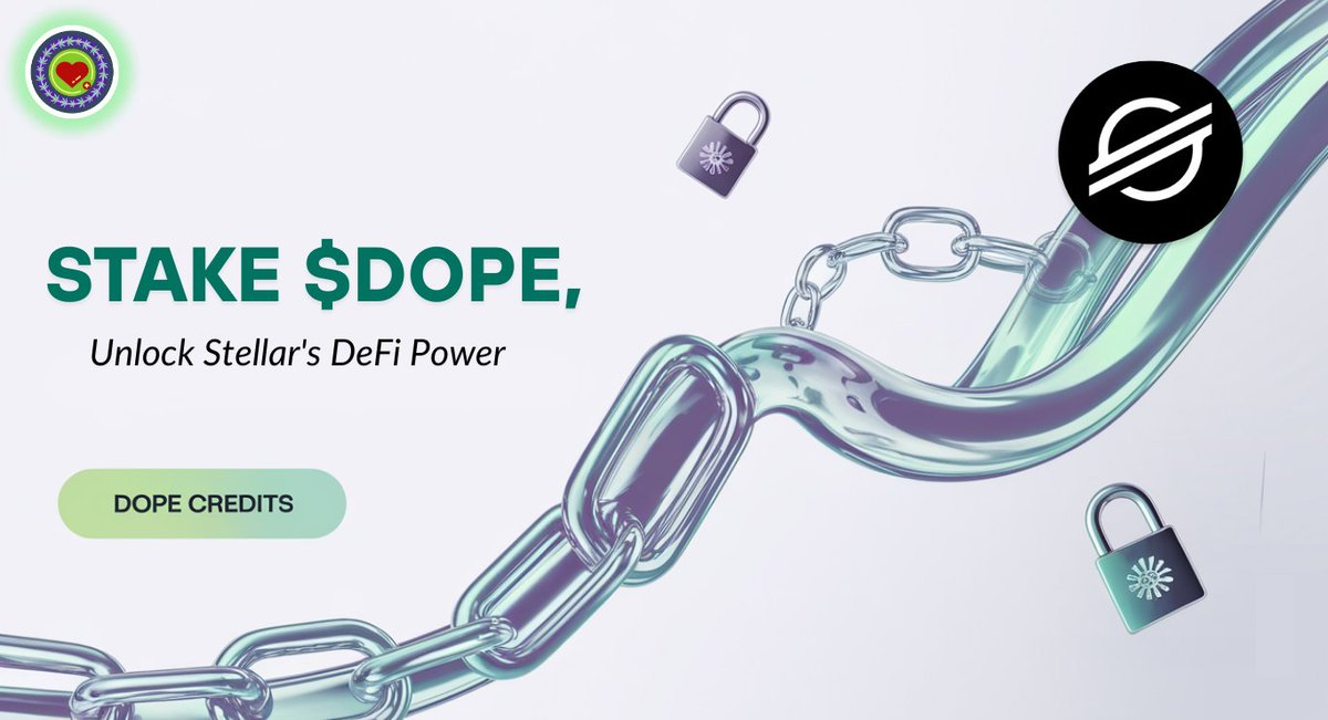 Did you know $DOPE Credits is a major staking platform on Stellar? 

By staking $DOPE, you can even get other coins on the Stellar blockchain! 

Plus get ready for more from $DOPE Credits!
⭐ Swap $DOPE Credits easily on DEXs
⭐ Earn extra by lending out your staked $DOPE
⭐ Use