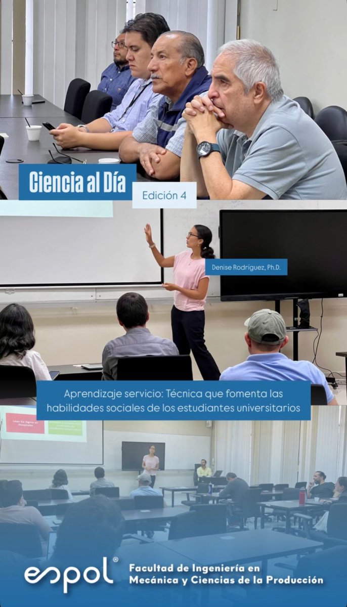 DeniseRodrig's tweet photo. Feliz de compartir con mis colegas de Espol mis resultados de investigación https://t.co/RwZ1Cjv2ZF