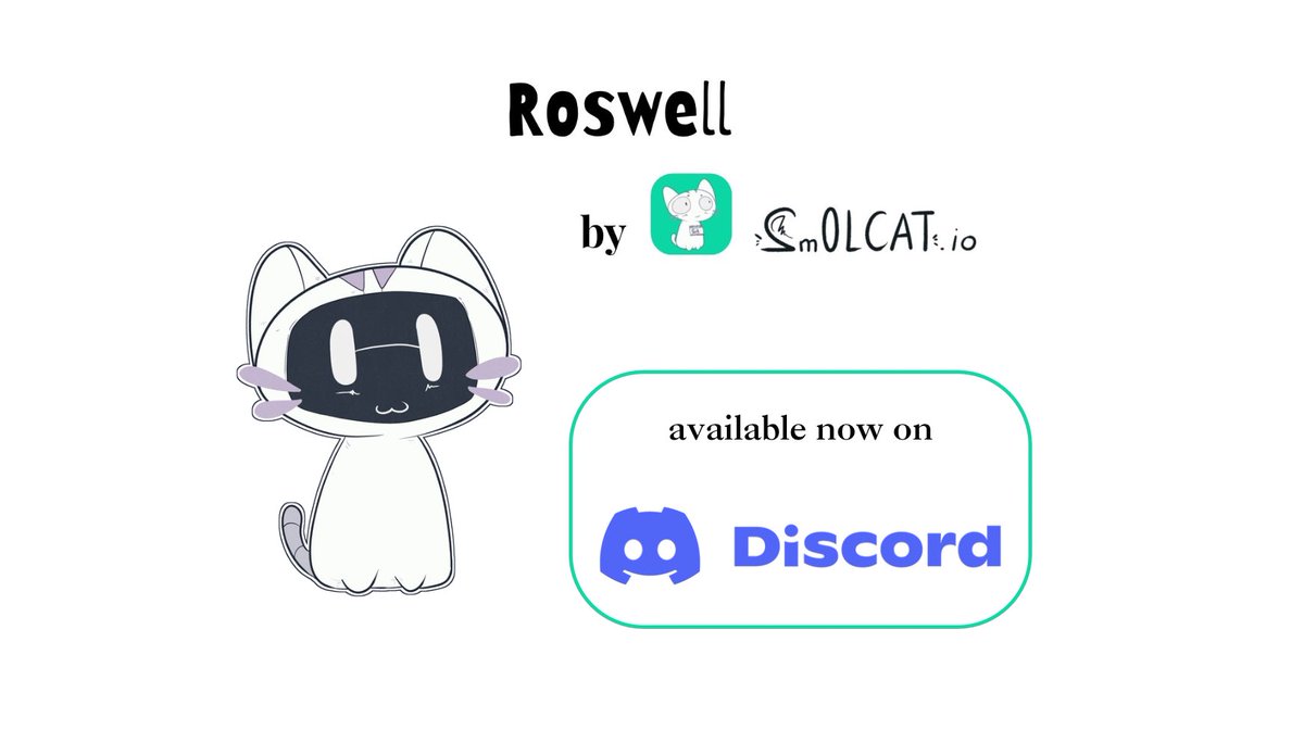 Roswell is live on Discord! 

Add the app to any server and effortlessly reward your community with tokens for creating and voting on content for your project.