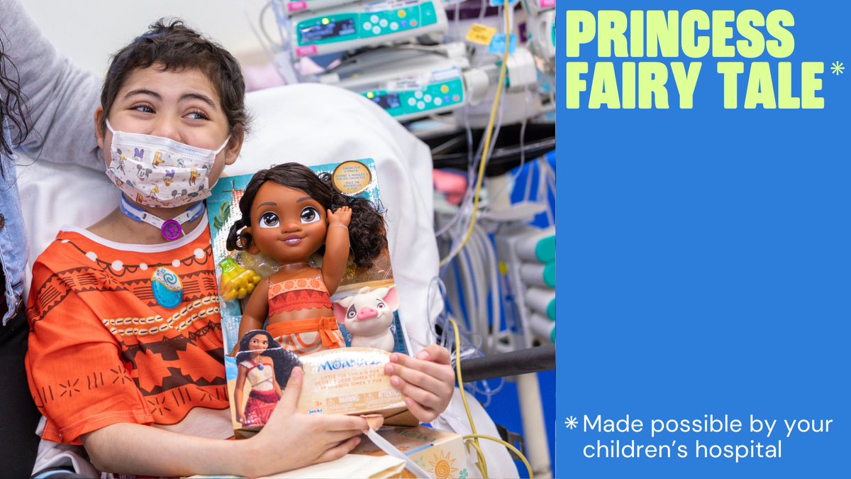 Children's Hospital Association (@hospitals4kids) on Twitter photo As Rezen battles a blood disorder at <a href="/KapiolaniMedCtr/">KapiolaniMedCenter</a>, a <a href="/Disney/">Disney</a> & <a href="/StarlightUS/">starlightUS</a> collab is adding magic to her stay. By providing special princess hospital gowns and toys, theyāre making her very own princess fairy tale possible.
More #MomentsMadePossible: bit.ly/4lw38Sd As Rezen battles a blood disorder at <a href="/KapiolaniMedCtr/">KapiolaniMedCenter</a>, a <a href="/Disney/">Disney</a> & <a href="/StarlightUS/">starlightUS</a> collab is adding magic to her stay. By providing special princess hospital gowns and toys, theyāre making her very own princess fairy tale possible.
More #MomentsMadePossible: bit.ly/4lw38Sd