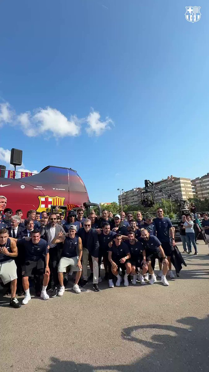 バルサの優勝パレード