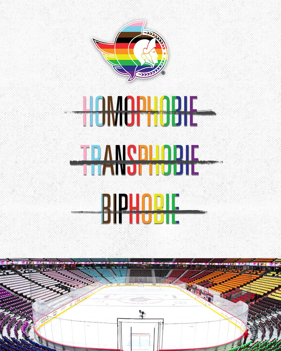 Hockey is for everyone. Today on International Day Against Homophobia, Biphobia, and Transphobia we stand for love and against hate. We strive everyday to continue to make our game an inclusive space for all to enjoy. 🏳️‍🌈 

#IDAHOBIT #HockeyIsForEveryone