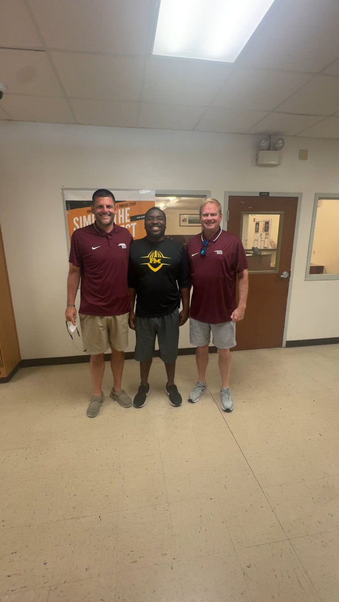 Fort Meade Football (@fmminerfootball) on Twitter photo Thank you <a href="/CoachDerekDay/">Derek Day</a> and <a href="/EKUWWells/">Walt Wells</a> of <a href="/EKUFootball/">EKU Football</a> for stopping by the Meade today offering and evaluating our student athletes! Go Colonels🔴⚪️! #MINERPRIDE🟡⛏️⚫️ Thank you <a href="/CoachDerekDay/">Derek Day</a> and <a href="/EKUWWells/">Walt Wells</a> of <a href="/EKUFootball/">EKU Football</a> for stopping by the Meade today offering and evaluating our student athletes! Go Colonels🔴⚪️! #MINERPRIDE🟡⛏️⚫️