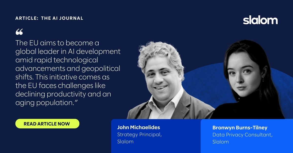 🌍✨ EU turns AI regulation into investment opportunities! Dive into John Michaelides &amp; Bronwyn Burns-Tilney's insights on shaping AI's future. 📊 Read more in The AI Journal: bit.ly/4j6wrIL #AI #AIInvestment #EUInnovation