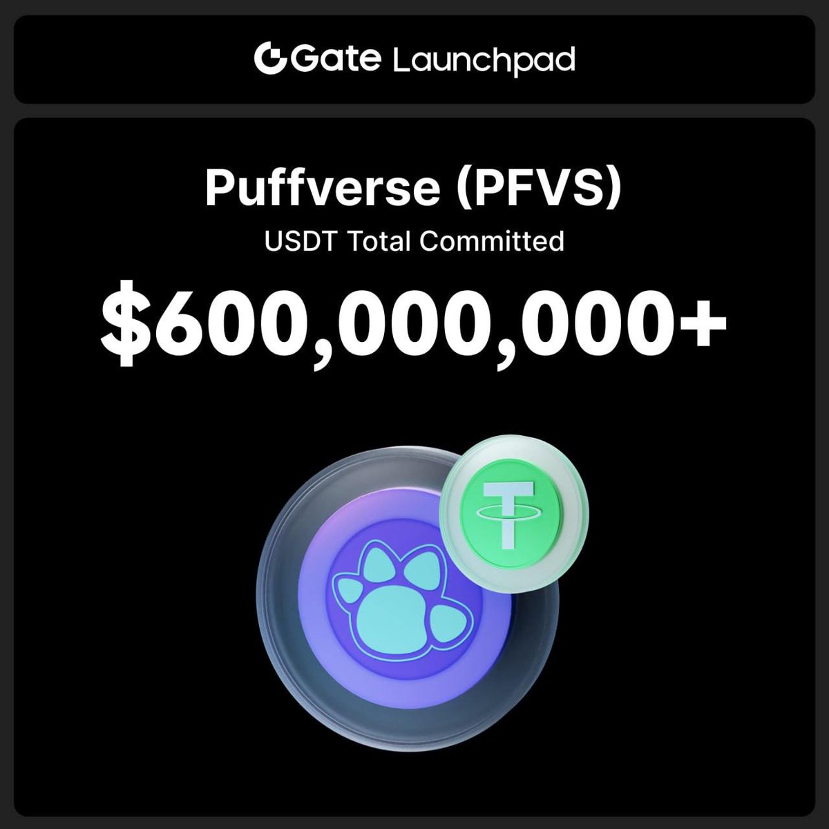 Gate Launchpad just changed the game:
 ✅ $PFVS = $656M raised
 ✅ Full refund if price dips
 ✅ Gate 24h net inflow = $525M

🦉 Don't have a Gate.io account? Register now⬇️
gate.io/signup/BVBNBl9…

 #GateioLaunchpad #PFVS