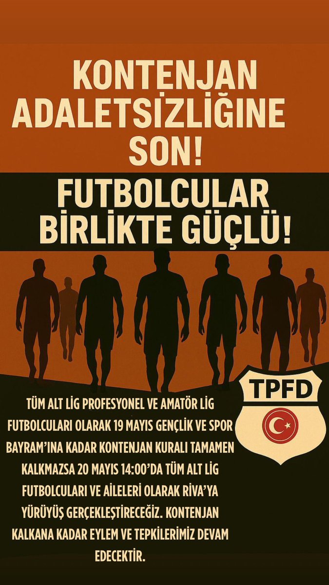 Cagrigulcu's tweet photo. #kontenjanistemiyoruz
@TFF_Org 
@tpfd_org_tr 
@OA_BAK 
@gencliksporbak 
@trtspor https://t.co/KibBNyWcgO