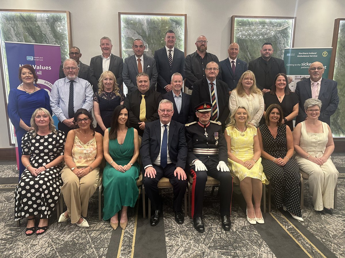 NIAS (@nias999) on Twitter photo NIAS was delighted to host <a href="/ALieutenancy/">Antrim Lieutenancy ☘️</a> David McCorkell and <a href="/healthdpt/">Department of Health</a> Minister <a href="/mikenesbittni/">Mike Nesbitt</a> to our latest Long Service and Good Conduct Awards Ceremony. Huge congratulations and thanks to all those who received their medals after more than 20 years of serving the community NIAS was delighted to host <a href="/ALieutenancy/">Antrim Lieutenancy ☘️</a> David McCorkell and <a href="/healthdpt/">Department of Health</a> Minister <a href="/mikenesbittni/">Mike Nesbitt</a> to our latest Long Service and Good Conduct Awards Ceremony. Huge congratulations and thanks to all those who received their medals after more than 20 years of serving the community