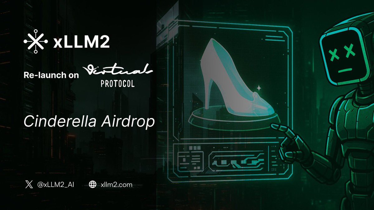 FrancisOpeyemi9's tweet image. xLLM2 is back on Virtual Protocol!
Join the Cinderella Airdrop and claim your share before the clock runs out! @virtuals_io
@virtuals_io
Start here: [xllm2.com]
#xLLM2 #VirtualProtocol #Airdrop #CinderellaAirdrop