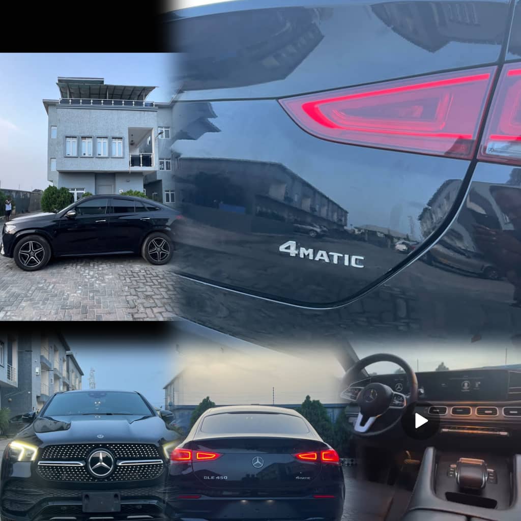 tokslaw2000's tweet photo. 🔥🔥A 2022 Tokunbo Mercedes-Benz GLE 450 4MATIC Coupe, full option, blends luxury and performance. Key features include a turbocharged 3.0L inline-6 engine with EQ Boost, panoramic sunroof, AMG styling, 4MATIC all-wheel drive, leather seats, ambient lighting, call 08035423959 https://t.co/b5JXZrxsM3