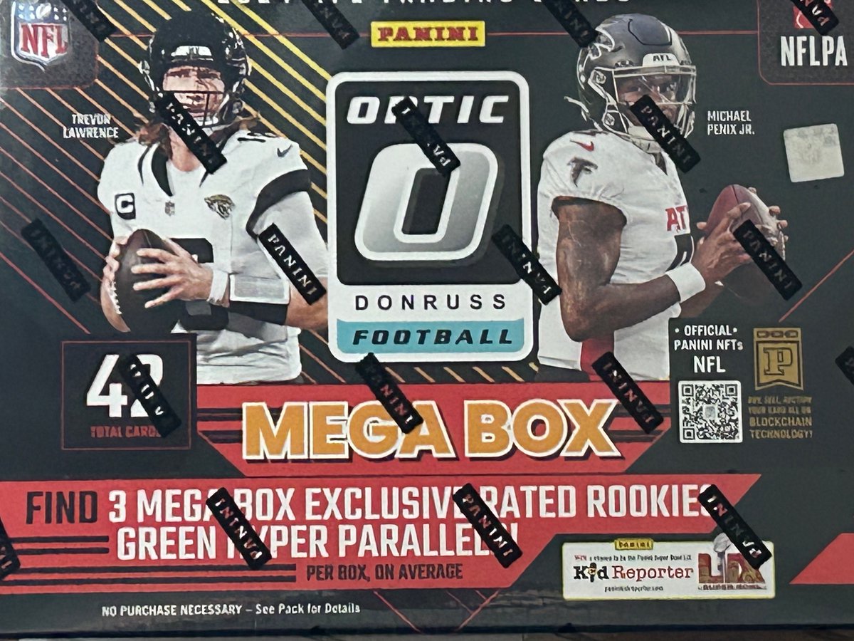 Giving away a few of these 2024 Optic NFL Mega boxes! 

Just be following and interacting on the <a href="/HobbyRecap/">Hobby Recap - Daily Sports Card Restocks & News</a> page. If you have not interacted on the page during the giveaway you will not be eligible to win! 

Three winners announced 5/21/25 in the replies to this post!