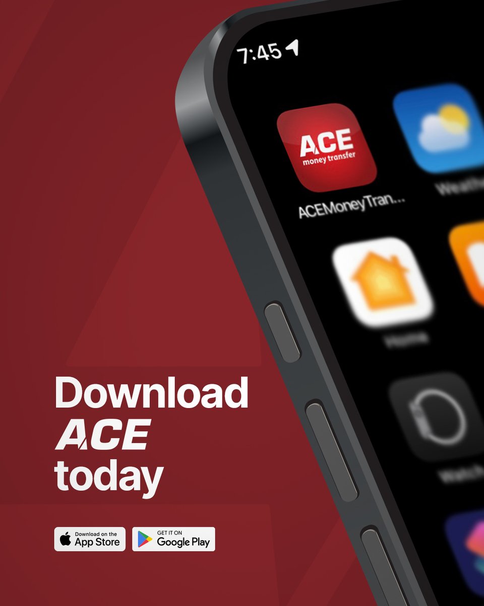 ACEMoneyTransfr's tweet photo. All it takes is one app to send care across borders โค๏ธ
๐ท Download the ACE Money Transfer app and send NOW: https://t.co/rqYRMCMcSf
#acemoneytransfer #sendmoneyhome #sendmoney #sendeasy #expats https://t.co/COLDC8Li69