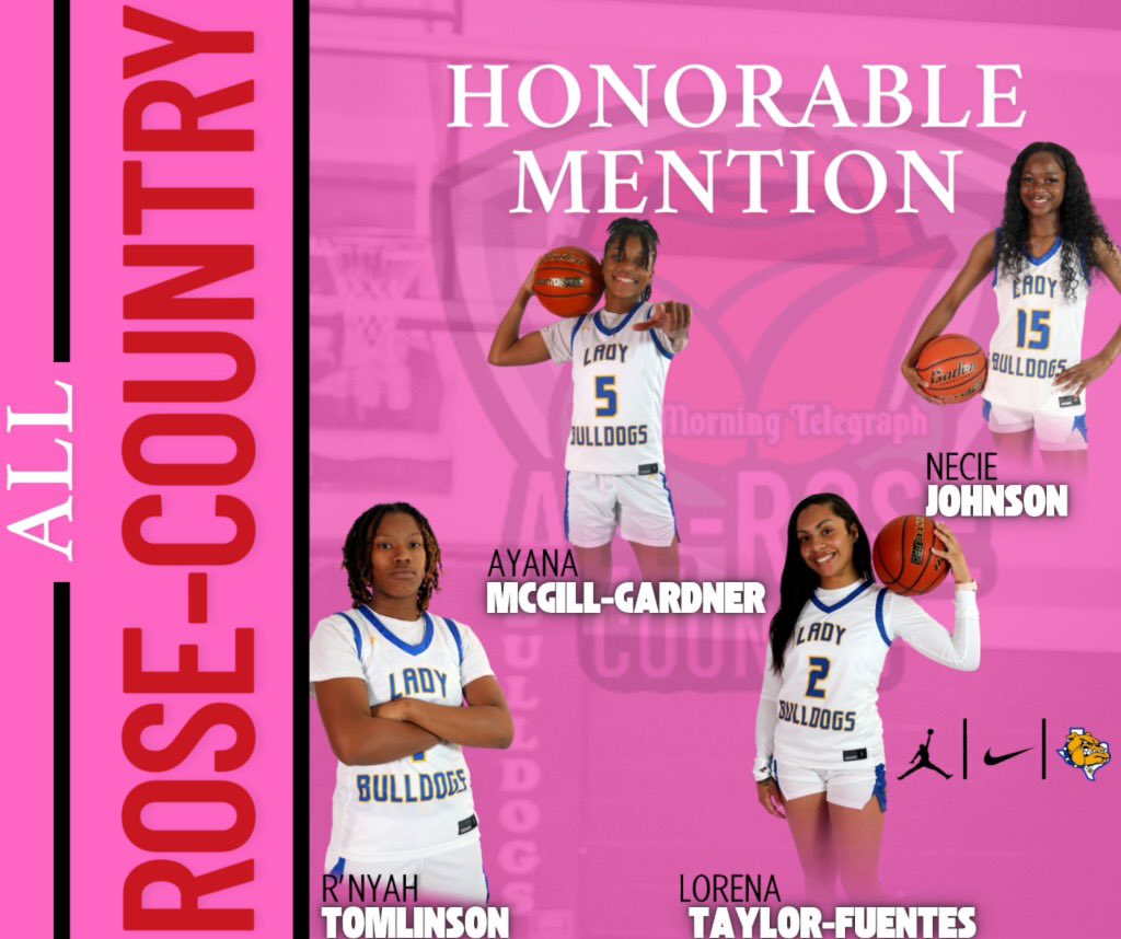 LadyDogsBasketball🏀🏀🏀🏀 (@ladydogsbasket1) on Twitter photo Congrats to these young ladies and their All Rose Country honor! #WeGotLadyDogs #TrustTheProcess
<a href="/coach_triley12/">Coach Riley 🏀🏀🏀</a> <a href="/WeGotDogs1/">Bulldog Athletics</a> <a href="/AyanaGardn76201/">Ayana McGill Gardner</a> <a href="/lorenataylor_/">Lorena Taylor</a> <a href="/carneeciaj0/">carneecia (necie)</a> Congrats to these young ladies and their All Rose Country honor! #WeGotLadyDogs #TrustTheProcess
<a href="/coach_triley12/">Coach Riley 🏀🏀🏀</a> <a href="/WeGotDogs1/">Bulldog Athletics</a> <a href="/AyanaGardn76201/">Ayana McGill Gardner</a> <a href="/lorenataylor_/">Lorena Taylor</a> <a href="/carneeciaj0/">carneecia (necie)</a>