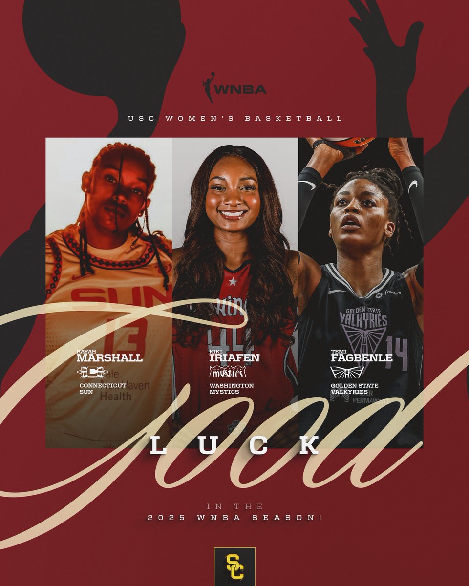 USCWBB's tweet photo. Wishing good luck to our Trojans in the @WNBA as the season tips off tonight!

#FightOn | #WNBATipOff https://t.co/QHXzcOf1MN