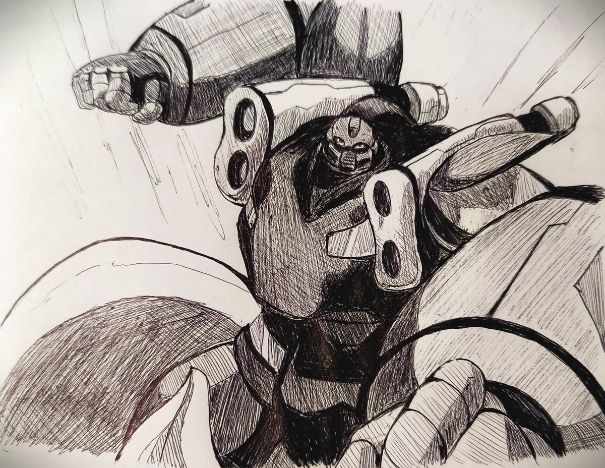 ll2759339's tweet image. a sketch of shin getter 3
#ゲッターロボ #GetterRobo #真ゲッターロボ