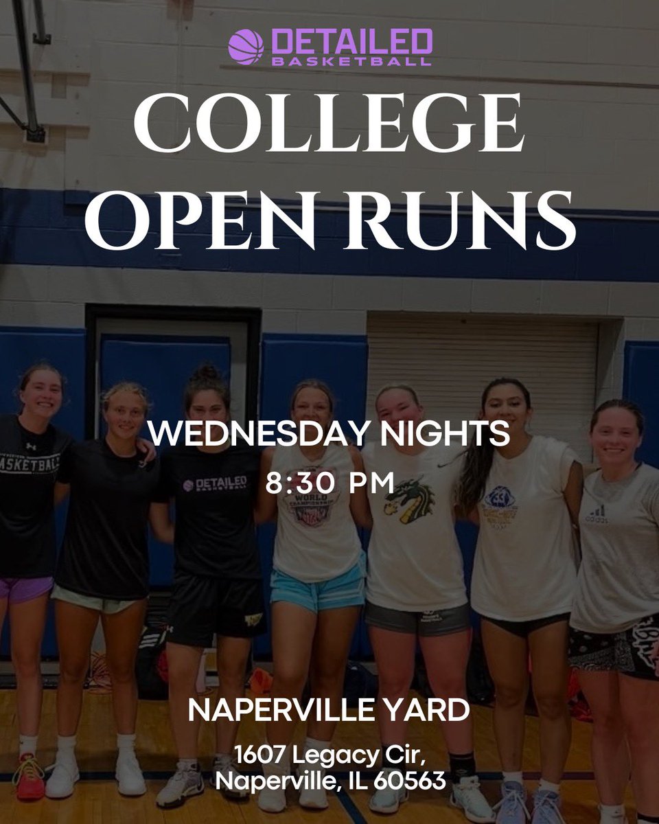 College Open Runs Wednesday night at 8:30 pm at Naperville Yard starting June 4th! First come first serve 15 players 

Must be a current college player or a senior that graduated from high school and is playing in college. 

Link to register:

app.upperhand.io/customers/1632…