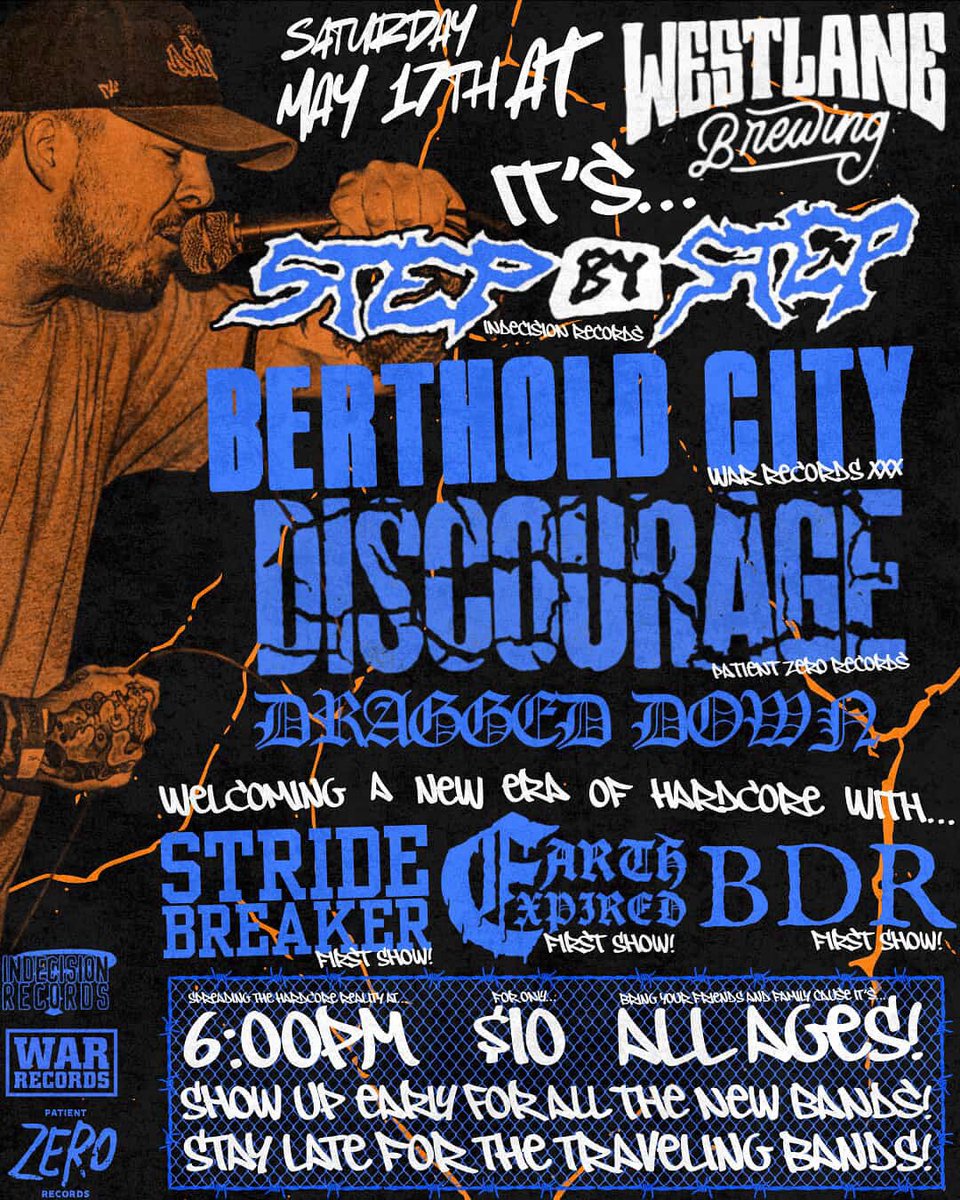 Tomorrow in Tehachapi. 
Some new bands first show and some rad out of towners.