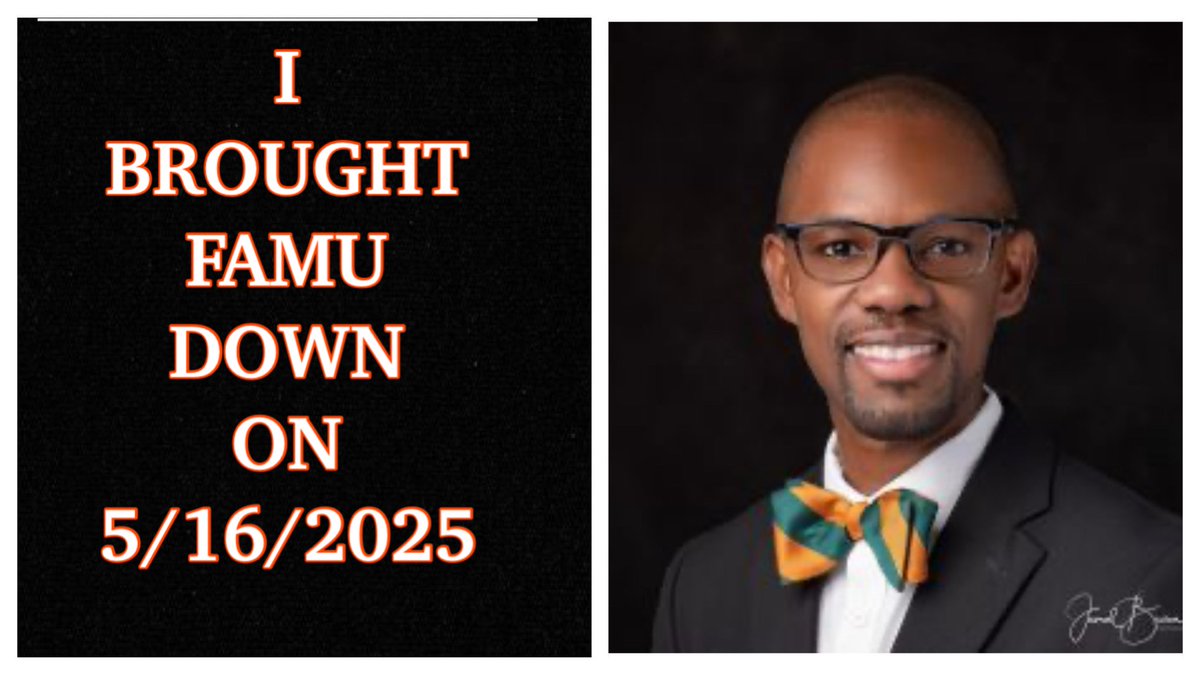 TheDiplomat13's tweet photo. Today, we lie to rest Florida A&M University, the hope and the dream of the enslaved on this 16th day of May in the year 2025. These 8 people put political interests of a Republican Governor and his war on “DEI” and“woke” before the interests of FAMU, her students, her alumni, her supporters, her ancestors, and her 137 year legacy! 

We humbly apologize to the 12 men and woman who ushered FAMU through the prior 137 years in prominence and through excellence for not being great stewards today of the legacy that you have so entrusted in us.  My heart is so heavy!
 
This is a sad day. Pray for FAMU! 

They blatantly put a man on our board yesterday just to pass their vote. 

Final vote:

8-4 and 1 trustee who couldn’t be bothered to show up. Welcome to Florida Politics! 

🙏🏾🙏🏾