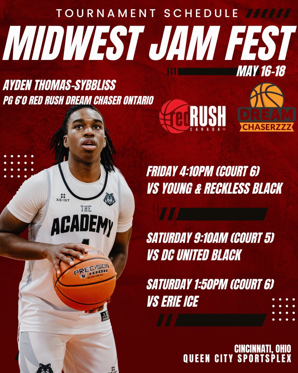 FCBasketballAc1's tweet photo. College coaches be on the look out for 
Ayden Thomas-Sybbliss this weekend @HoopGroupHQ Midwest Jam Fest in Cincinnati, OH. 6’0 PG c/o 2026 https://t.co/id5Zznyafm