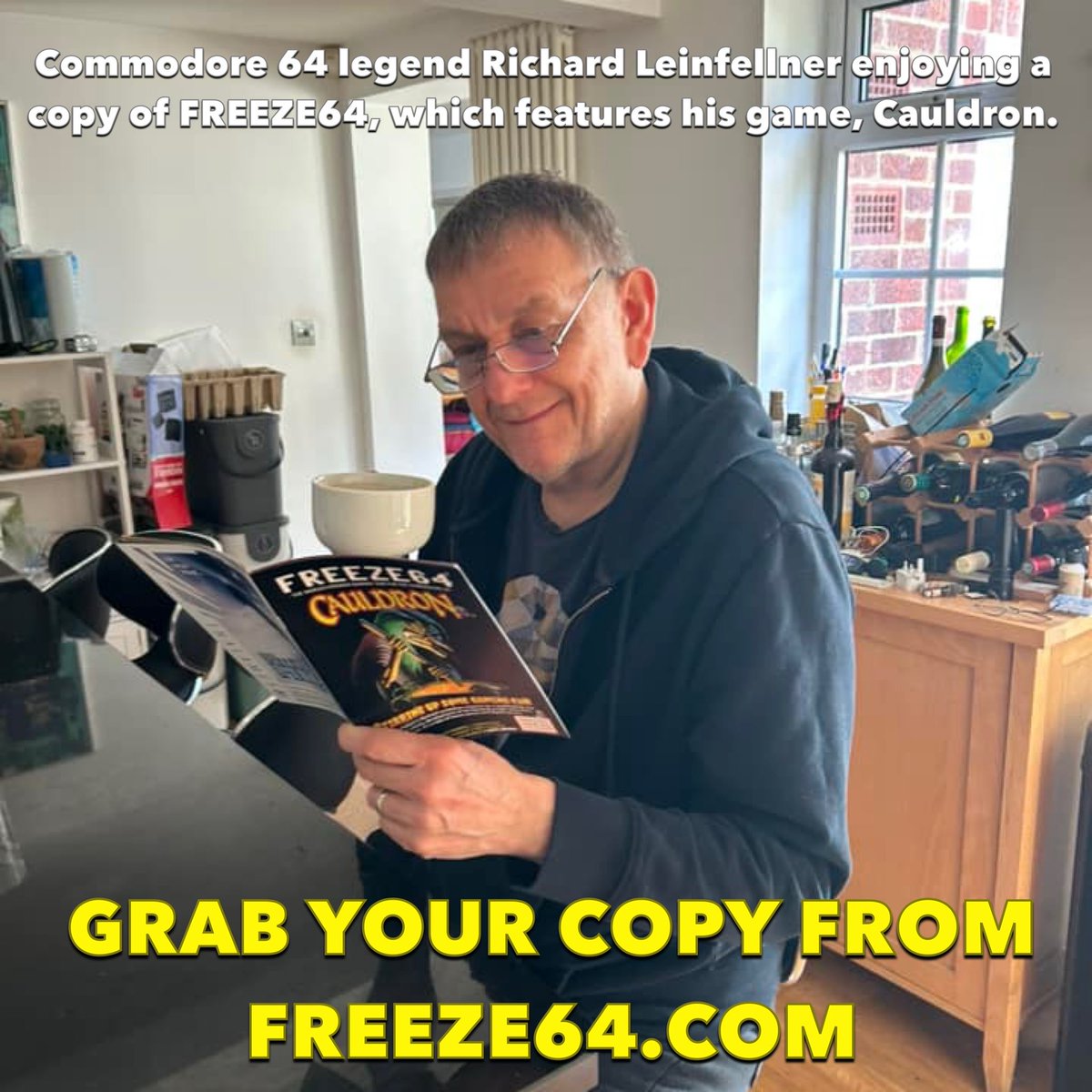 FREEZE64UK's tweet photo. https://t.co/PoCDeryiI3
#Commodore64 #C64 #PalaceSoftware #Cauldron
#RetroGaming #TheEighties
#FREEZE64 #Fanzine #Zine https://t.co/0VZfDxRgtg