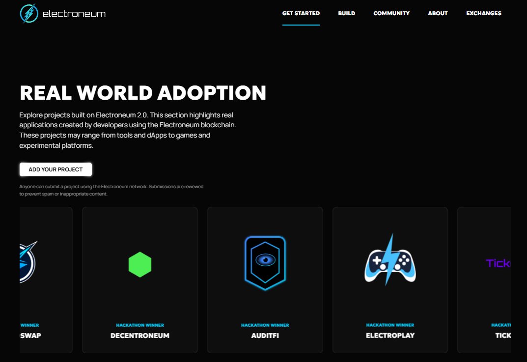 Checkout <a href="/electroneum/">electroneum</a>'s new website and their new era they are entering in. We just got featured there 👀💙🖤