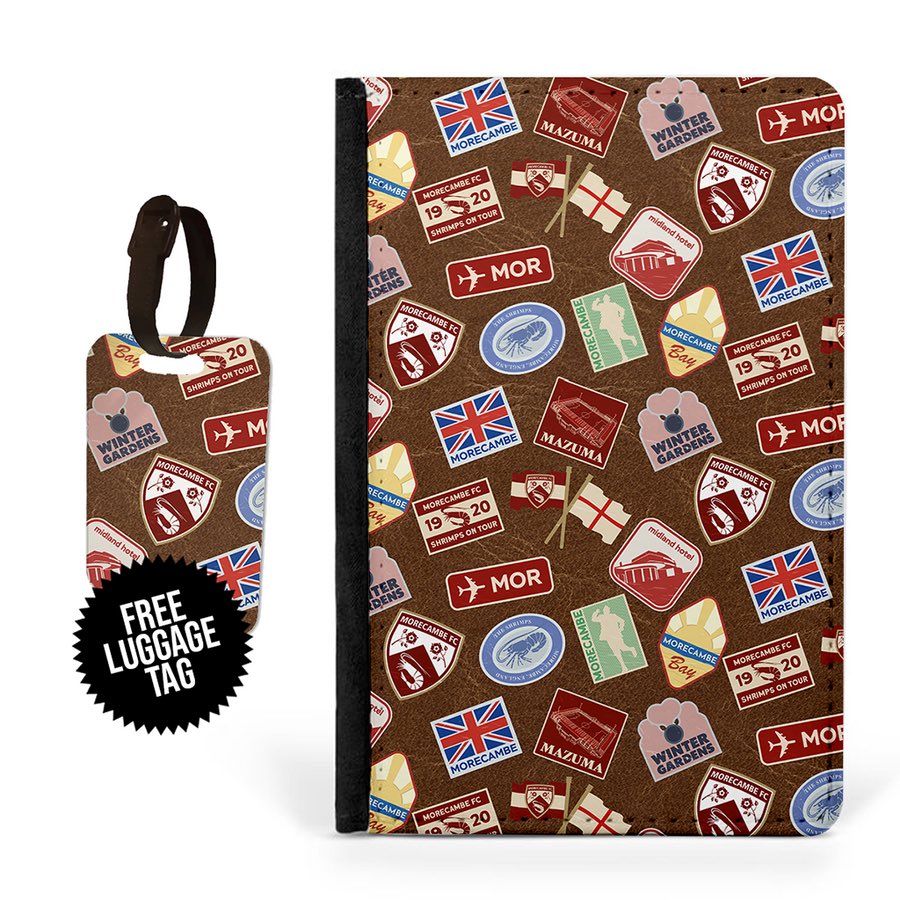 New Sunshine travel cushions and stamps passport covers are now online along with 20 other holiday essentials 😍 | shopmorecambefc.com