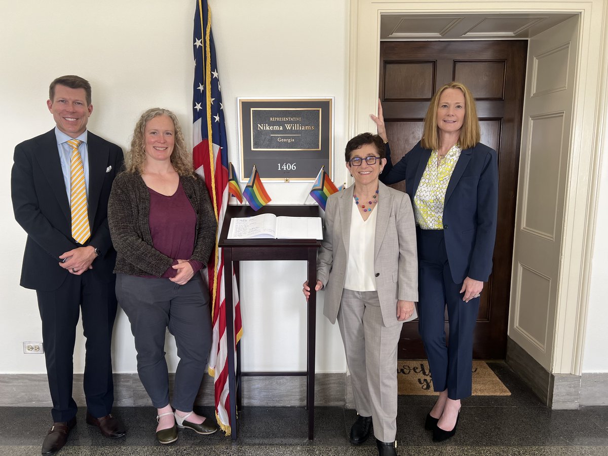 AAPB (American Association for Public Broadband) (@aapbroadband) on Twitter photo Hill Day adventures continued! 🏛️ AAPB Executive Director <a href="/gigibsohn/">Gigi Sohn</a>, <a href="/ourbonfirespark/">Bonfire Infrastructure Group</a>’s Brian Hollister, Vivacity’s Jessica Fowler & <a href="/MapleBroadband/">Maple Broadband</a>’s Ellie de Villiers met with <a href="/RepNikema/">Congresswoman Nikema Williams</a>’s office to talk all things public broadband.
#CommunityFirst25 Hill Day adventures continued! 🏛️ AAPB Executive Director <a href="/gigibsohn/">Gigi Sohn</a>, <a href="/ourbonfirespark/">Bonfire Infrastructure Group</a>’s Brian Hollister, Vivacity’s Jessica Fowler & <a href="/MapleBroadband/">Maple Broadband</a>’s Ellie de Villiers met with <a href="/RepNikema/">Congresswoman Nikema Williams</a>’s office to talk all things public broadband.
#CommunityFirst25