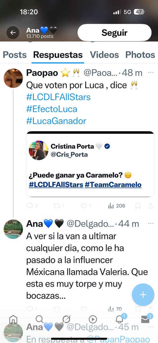 Hay que ser el peor ser humano para desear esto .Estas son las seguidoras del Italiano #LCDLFAllStars