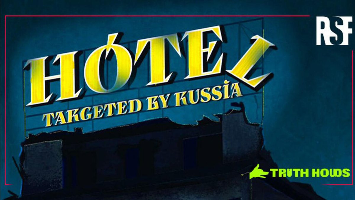 RSF: Обстрел Россией гостиниц с журналистами в Украине — преднамеренная стратегия запугивания rfi.my/Bfx6.x