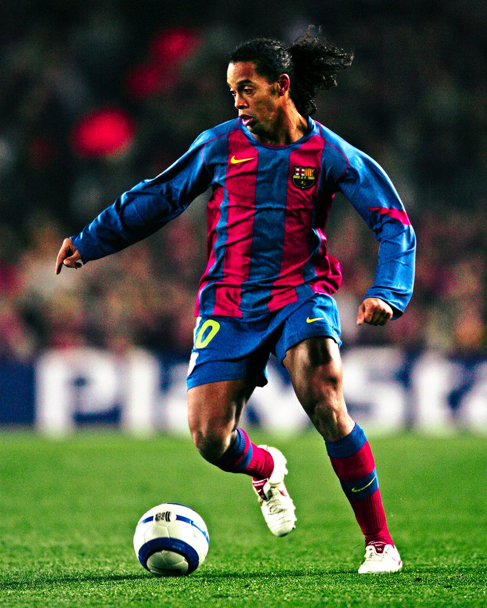 TPTFootball's tweet photo. ‘You are smiling because football is fun. Why would you be serious? Your goal is to spread joy. I’ll say it again — creativity over calculation.

Stay free, and you’ll win a World Cup for Brazil.

Stay free, and you’ll win the Champions League, La Liga and Serie A.

Stay free, and you’ll win a Ballon d’Or.

What you’ll be most proud of, though, is helping to change football in Barcelona through your style of play. When you arrive there, Real Madrid will be the power of Spanish football. By the time you leave the club, kids will be dreaming of playing “the Barcelona way.”

Listen to me, though. Your role in this will be about much more than what you do on the pitch.

At Barcelona, you’ll hear about this kid on the youth team. He wears number 10 like you. He’s small like you. He plays with the ball like you. You and your teammates will go watch him play for Barcelona’s youth squad, and at that moment you’ll know he’s going to be more than a great footballer. The kid is different. His name is Leo Messi.

You’ll tell the coaches to bring him up to play with you on the senior side. When he arrives, the Barcelona players will be talking about him like the Brazilian players were talking about you.

I want you to give him one piece of advice.

Tell him, “Play with happiness. Play free. Just play with the ball.”

Even when you are gone, the free style will live on in Barcelona through Messi.

A lot will happen in your life, good and bad. But everything that happens, you will owe to football. When people question your style, or why you smile after you lose a match, I want you to think of one memory.

When your father leaves this earth, you won’t have any movies of him. Your family doesn’t have much money, so your parents don’t own a video camera. You won’t be able to hear your father’s voice, or hear him laughing again.

But among his possessions, there is one thing you’ll always have to remember him by. It’s a photo of you and him playing football together. You are smiling, happy — with the ball at your feet. He is happy watching you.

Play as he told you to play.

Play with the ball.' 

🤙🏾@10Ronaldinho