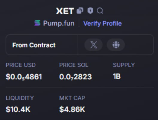 Done:   35X   
$XET  #XET 
Call:  4K -  140K 
CA -  DQJ1SRZv9ySGviFtjd529G9NvRcTX1Z81MfjJRZzpump
TG: t.me/BATMANWINCALL