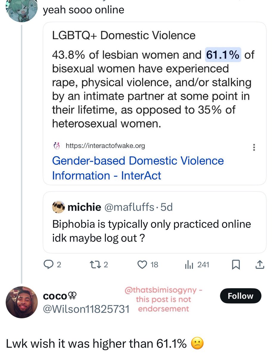tw ipv sa

wishing on bisexual more rape, abuse and violence than we already experience