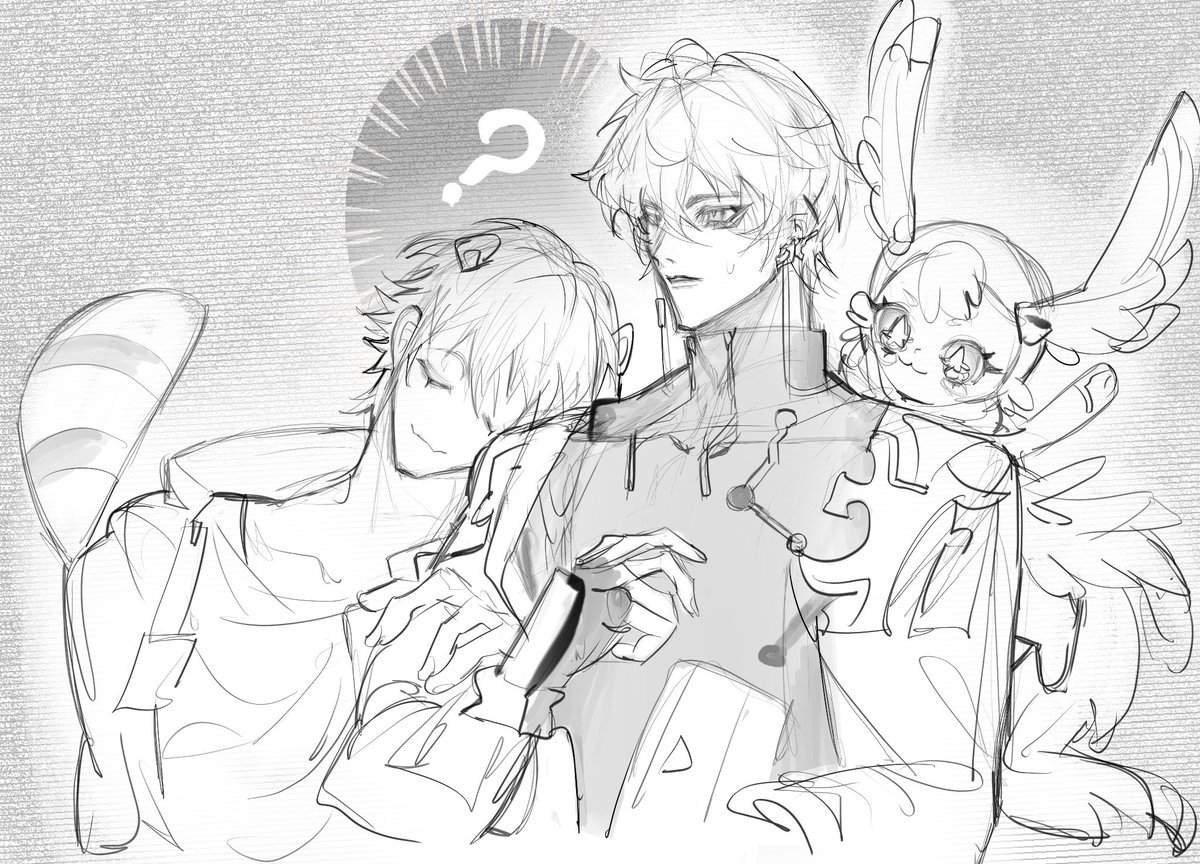 ScPW_13's tweet photo. พึ่งฟื้น ขอมาวาด #dancae แป๊บๆ ดะมาวาดลูกๆในบ้านต่องับ🫩 https://t.co/SultFJH6g4