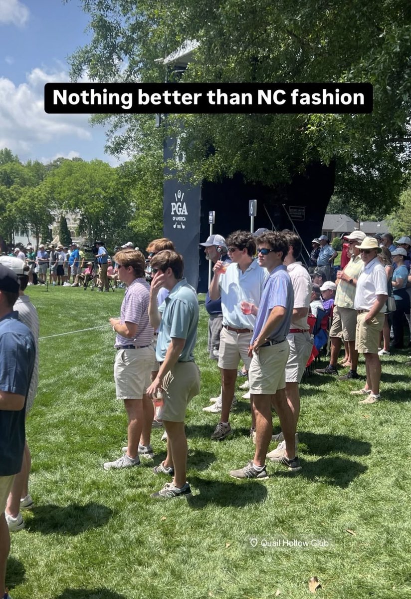 The PGA Championship Quail Hollow in Charlotte, NC.