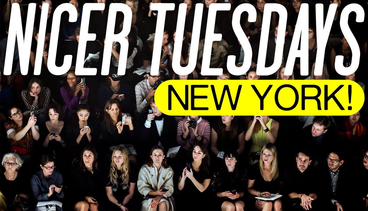 Dina Litovsky, Little Troop, Na Kim and Julian Adon Alexander: Tickets now available for June’s Nicer Tuesdays in New York! 🗽 &gt; buff.ly/ONEqCkV Event partner: @GFSmithPapers