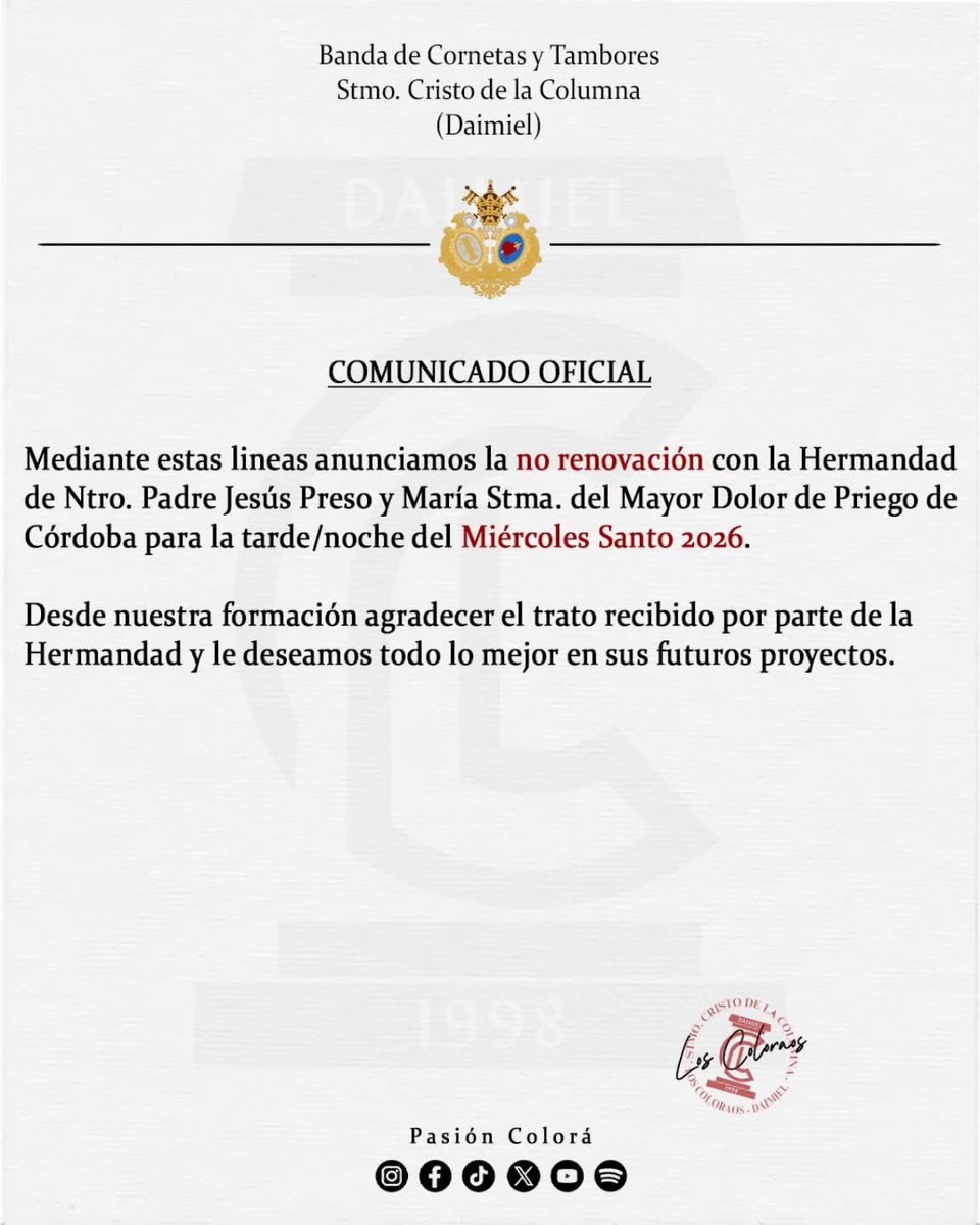 bandacoloraos's tweet photo. COMUNICADO OFICIAL https://t.co/oDOtLSGkxd
