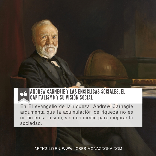 Te invito a que leas mi artículo de esta semana:
Andrew Carnegie y las Encíclicas Sociales, el capitalismo y su visión social

Para continuar leyendo ingresa a:
josesimonazcona.com/articulos/andr…
