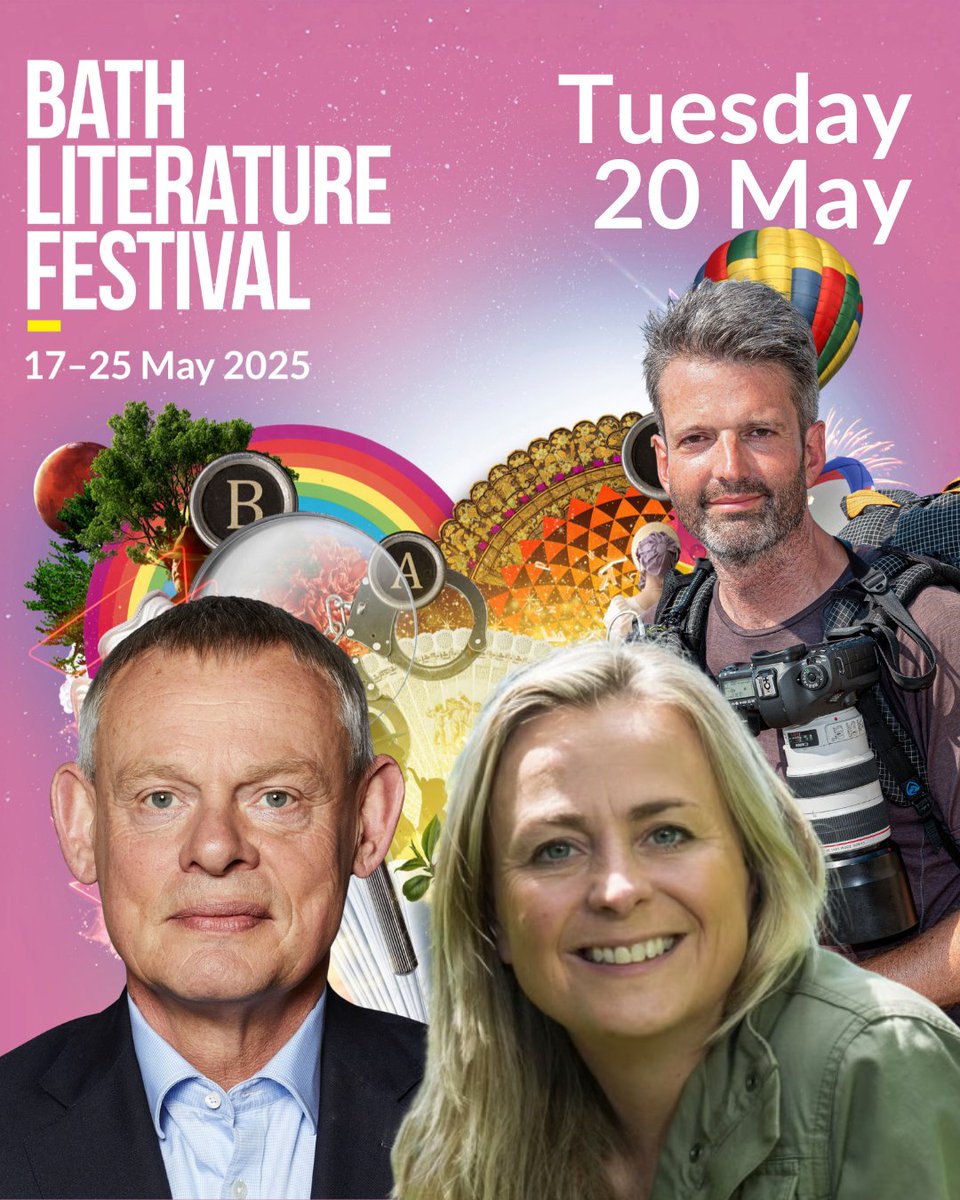 Tomorrow we have stories of wild places, deep connections &amp; new perspectives 

A day for all animal and nature lovers.

Get your tickets now for any of the above and the walking tours at 10am, 2pm and 5pm 

bathfestivals.org.uk/the-bath-festi…