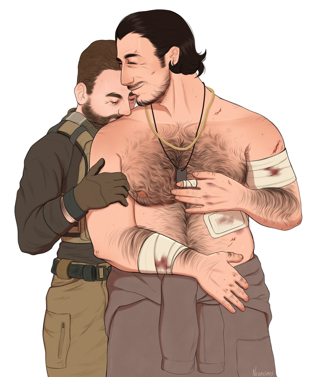 Nekrosmos's tweet image. A moment of relief after a close call ⛅​🫂​

#codfanart #nikprice