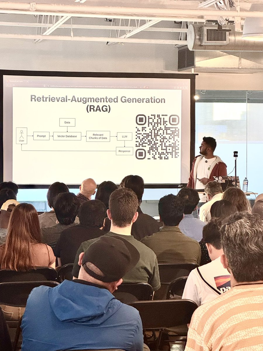 busycaesar's tweet photo. Gave tech talk yesterday at the @torontojs Tech Talk @ https://t.co/RL9hw4h3Tg!
Spoke on “Discover the power of Model Context Protocol”
Huge thanks to @torontojs, https://t.co/RL9hw4h3Tg, @dragonflydbio, @sanity_io & the amazing crowd! 🙌
#TorontoJS #MCP #AI #TechTalk https://t.co/Cjx0ulmLZ7