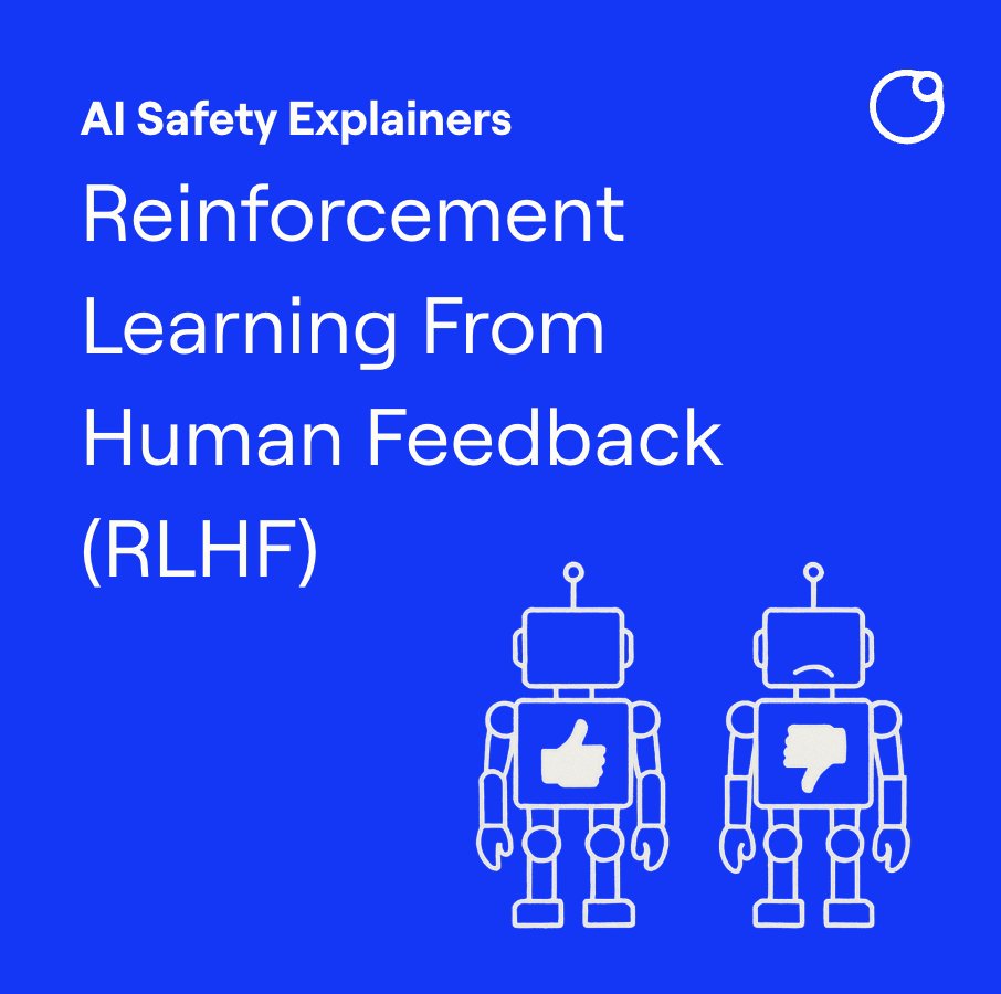 BlueDotImpact's tweet photo. Reinforcement Learning from Human Feedback (RLHF) is the main technique used to make language models output responses that are helpful to human users. 

How does it actually work? Our blog post explains!

Link below 👇 https://t.co/dosMrwGkxy